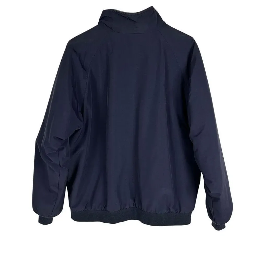 Lands End Navy Men’s Nylon Jacket size Large 42-44